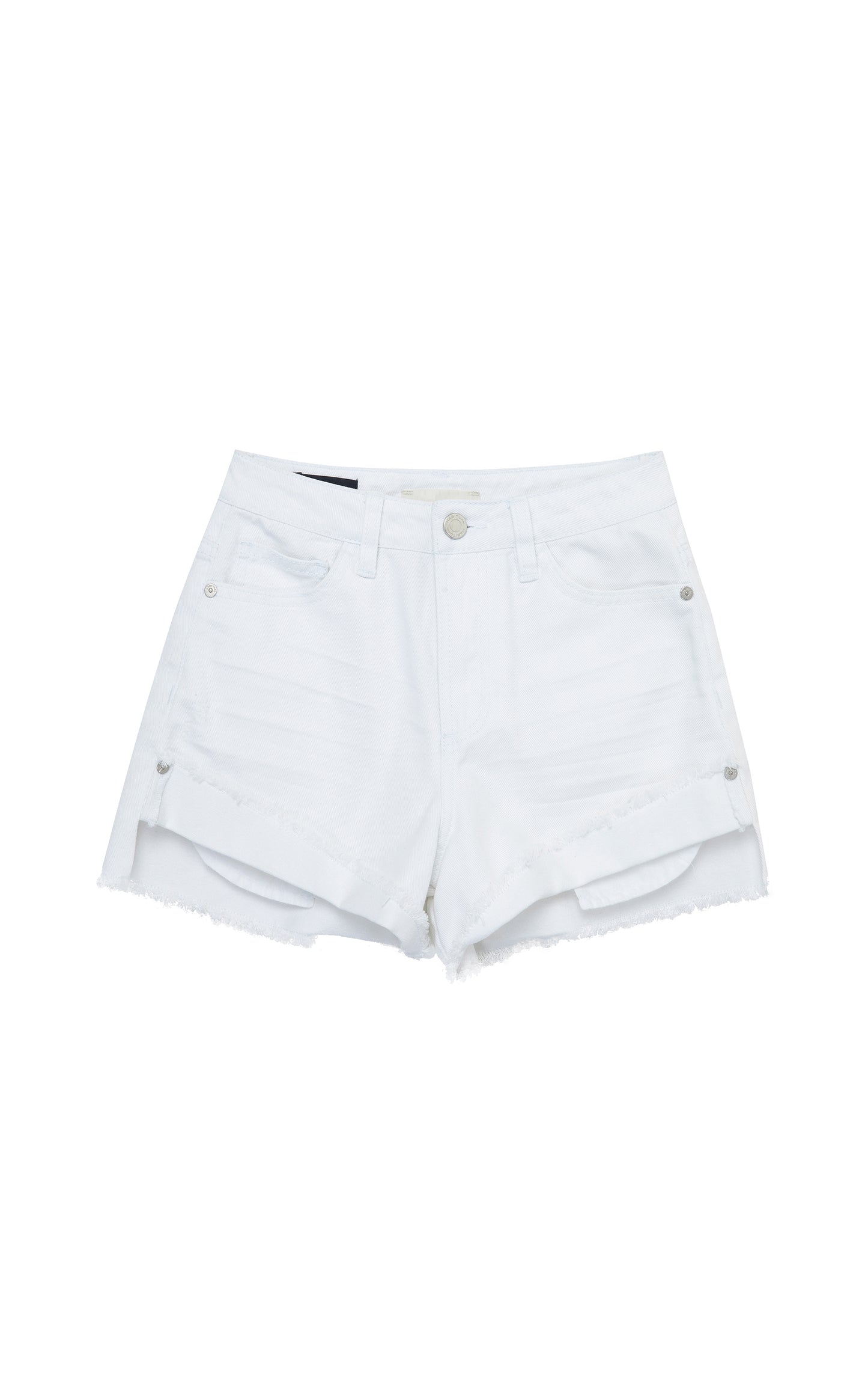 Front Cuffed Shorts with Exposed Pockets | 7-16