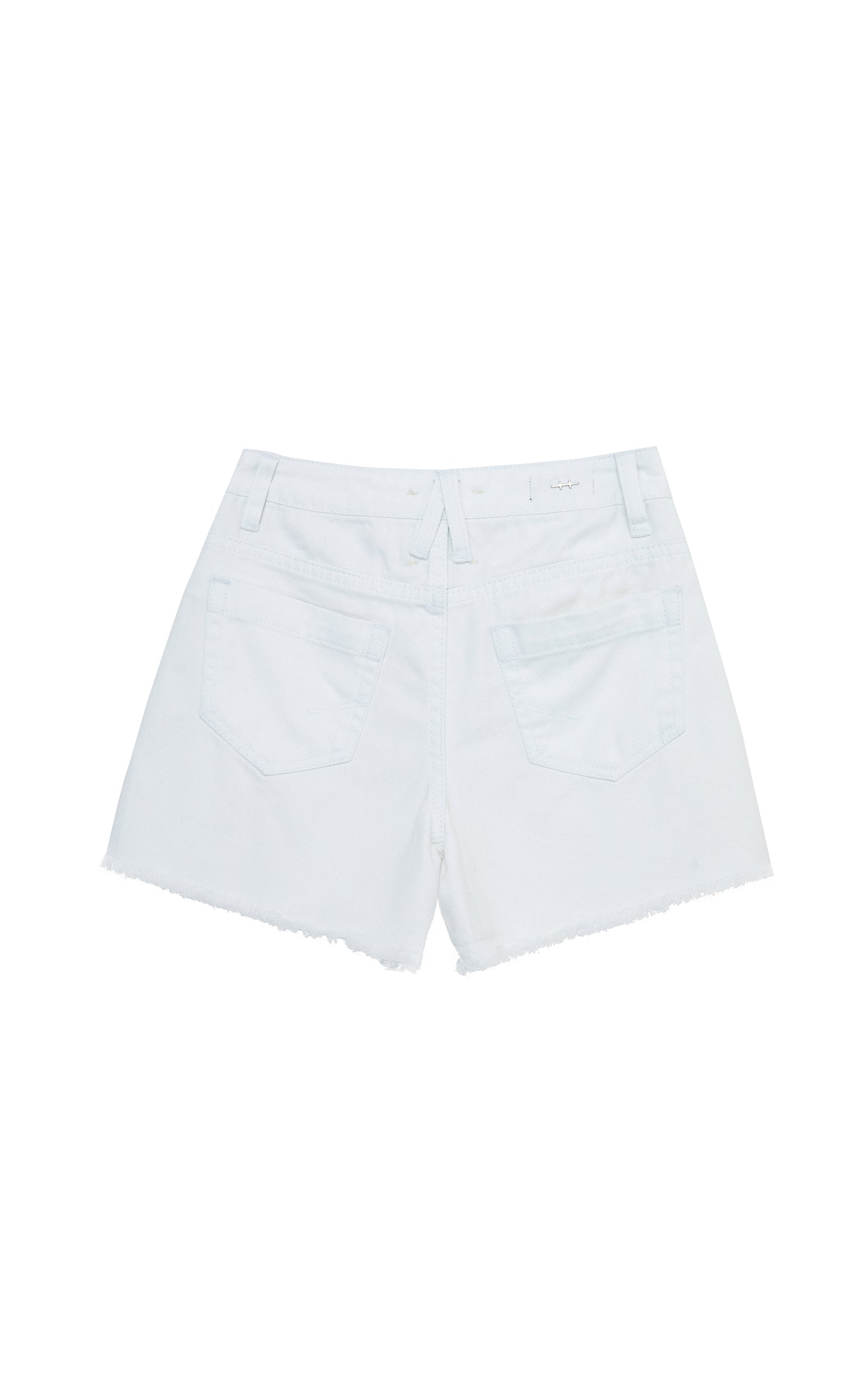 Front Cuffed Shorts with Exposed Pockets | 7-16